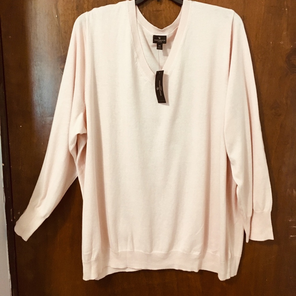 Light pink sweater NWT